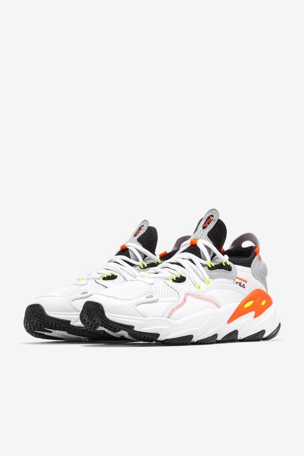 Zapatillas Fila Hombre Ray Tacer Evo 2 Blancas/negras/naranjas
