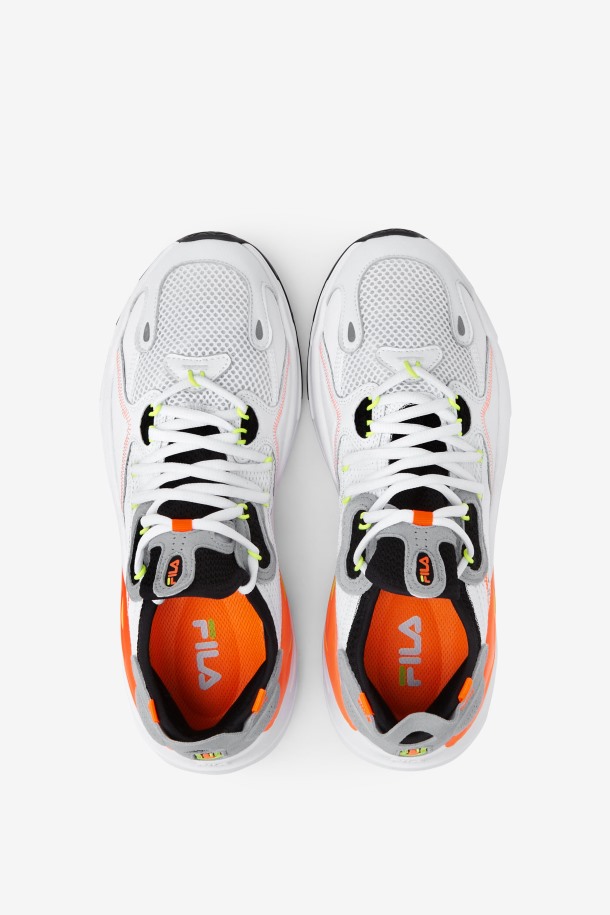 Zapatillas Fila Hombre Ray Tacer Evo 2 Blancas/negras/naranjas