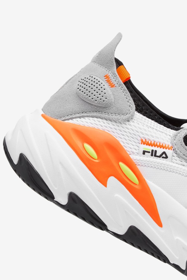Zapatillas Fila Hombre Ray Tacer Evo 2 Blancas/negras/naranjas