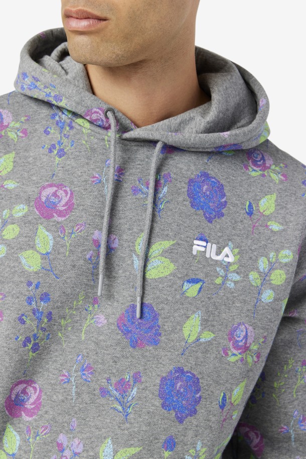 Ashokane Sudadera Con Capucha Fila Outlets Jaspeado/estampado Floral