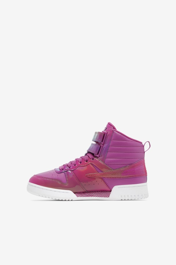 Iridiscente/morado/blanco Fila Outlets Niños Grandes F-14 Iridiscente