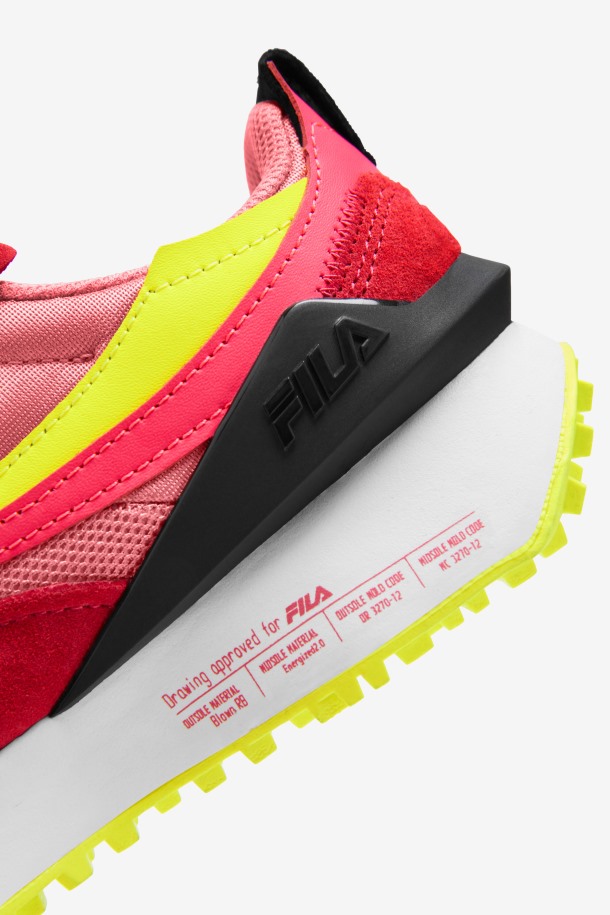 Fila Outlets Tea Rose/diva Pink/black Niños Grandes Renno N-generation