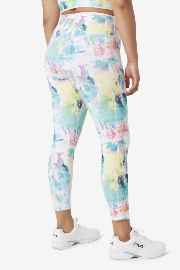 Leggins 7/8 Tie-dye Fila Outlets Elegant Force
