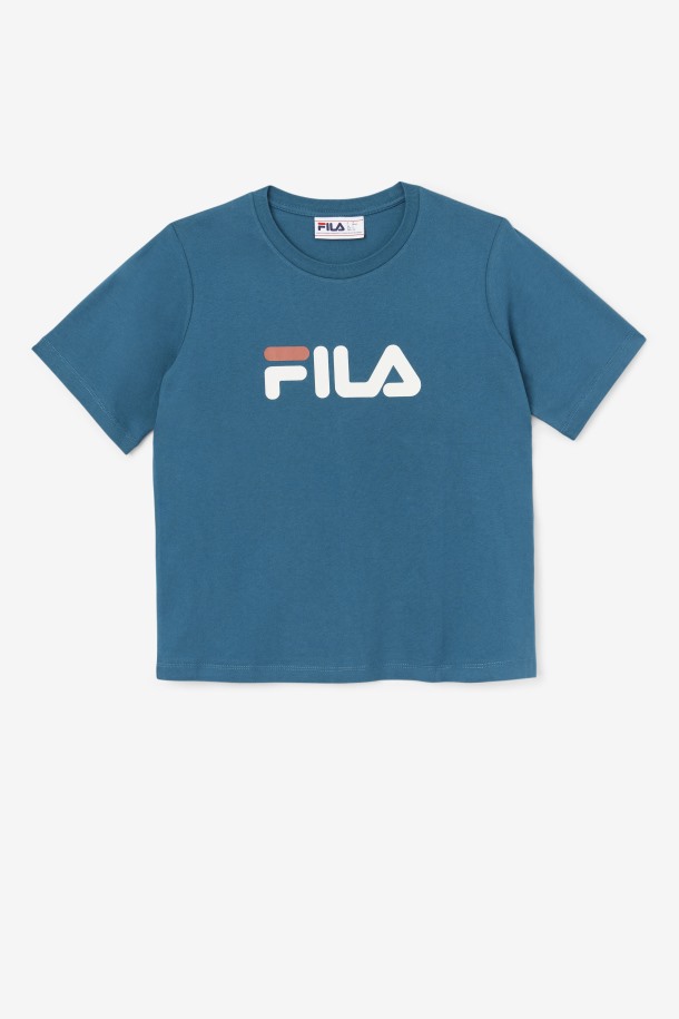 Cola De Salida De Tee Azul Coral Thea