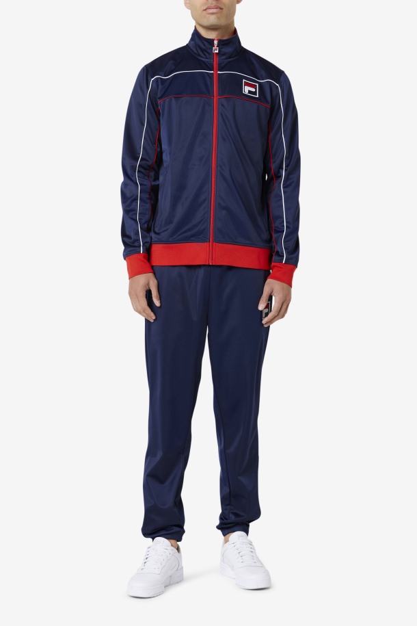Pantalón De Chándal Wayan Azul Marino/rojo/blanco Fila Outlets