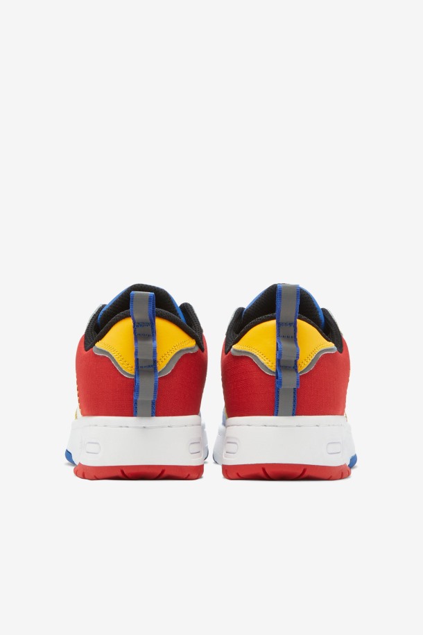 Fila Outlets Niños Grandes Lnx-100 Punto De Cadeneta Negro/rojo/azul