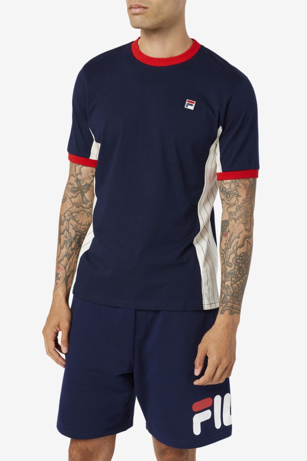 Camiseta Warner Peacoat/white/red Fila Outlet
