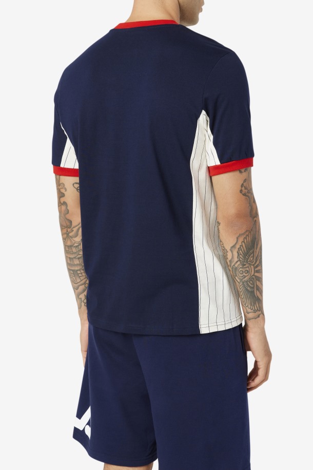 Camiseta Warner Peacoat/white/red Fila Outlet