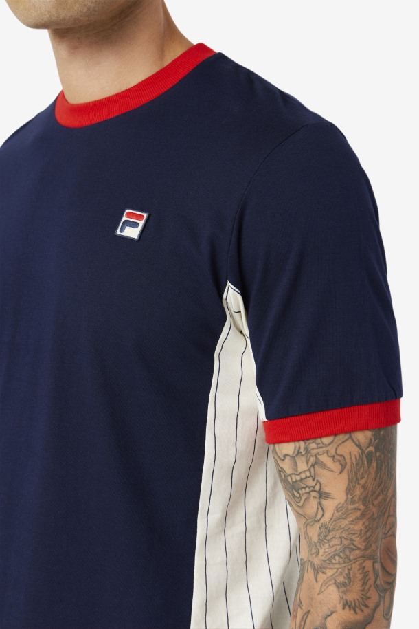 Camiseta Warner Peacoat/white/red Fila Outlet
