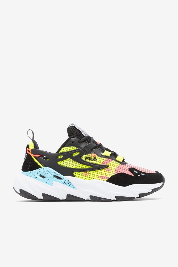 Zapatillas Fila Negras/blancas/amarillas Hombre Ray Tracer Evo