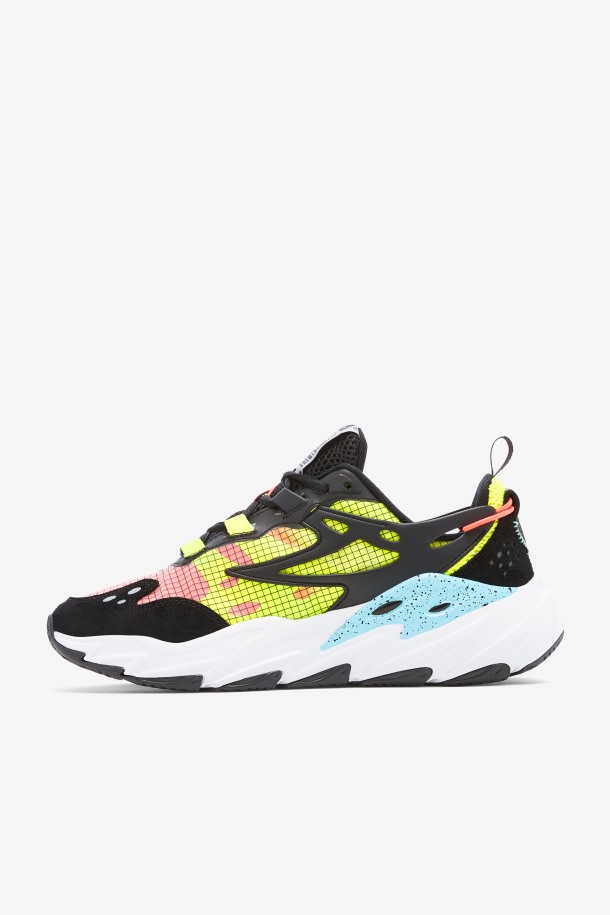 Zapatillas Fila Negras/blancas/amarillas Hombre Ray Tracer Evo