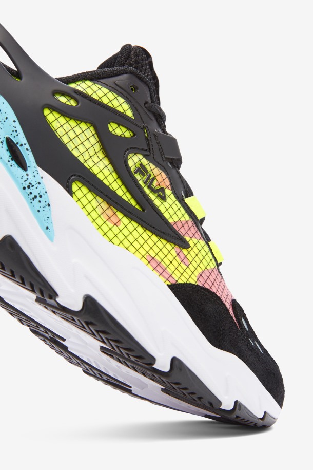 Zapatillas Fila Negras/blancas/amarillas Hombre Ray Tracer Evo