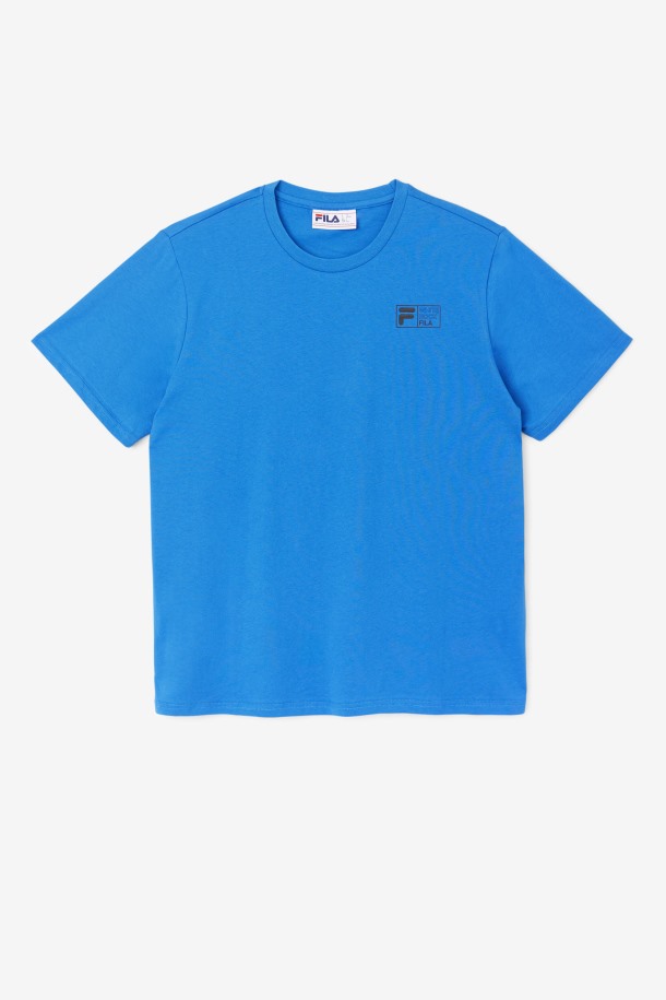 Camiseta De Pista Fila Outlets Azul/blanco