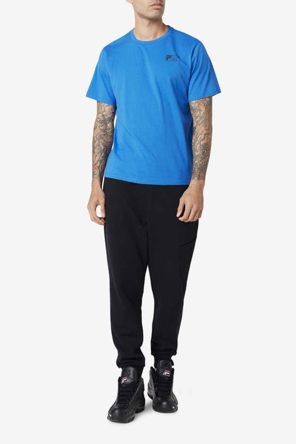 Camiseta De Pista Fila Outlets Azul/blanco