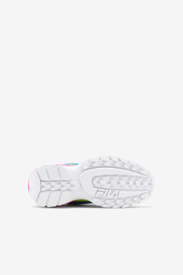 Fila Outlets Niños Grandes Disruptor 2 Exp Amarillo/azul Atómico/rosa
