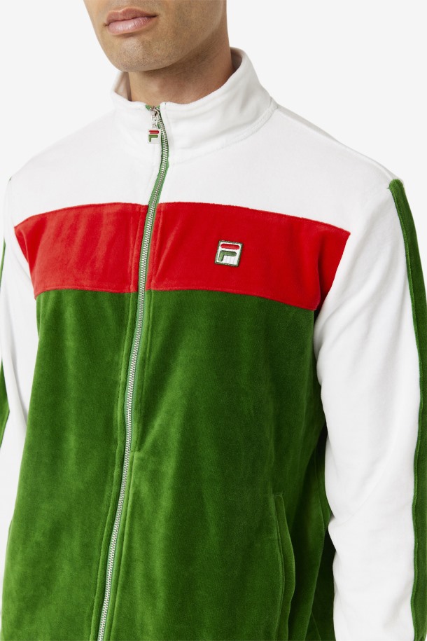 Chaqueta Terciopelo Brice Jardín Formal/blanco/rojo Fila Outlet