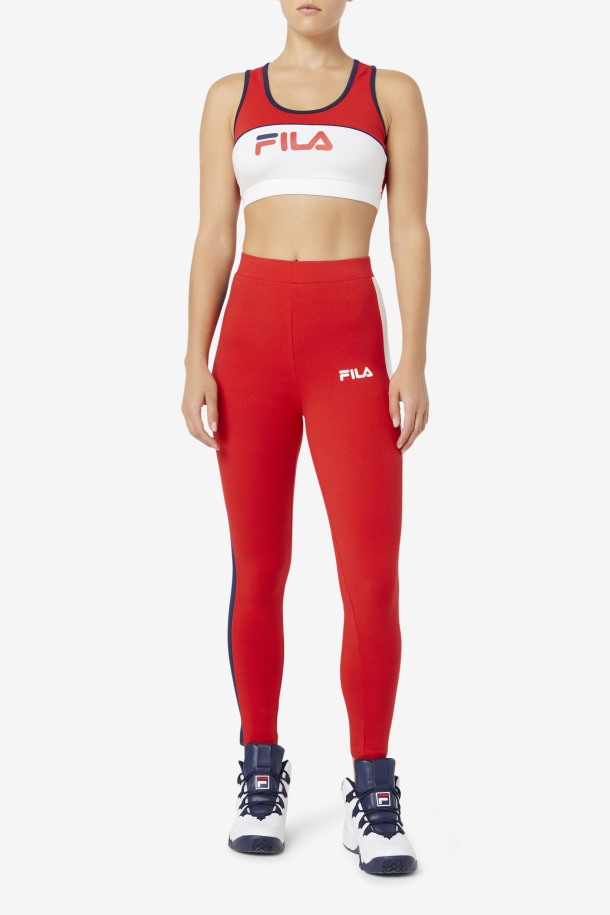 Fila Outlets Misericordia Legging Rojo
