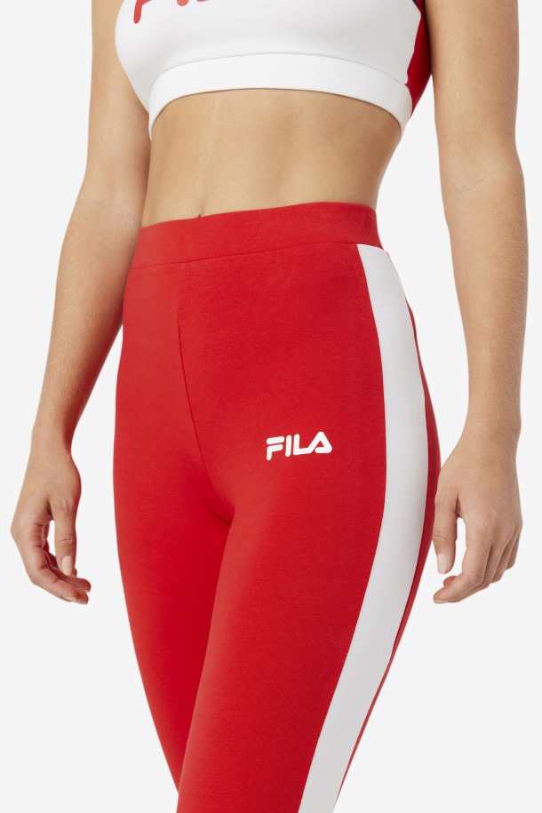 Fila Outlets Misericordia Legging Rojo