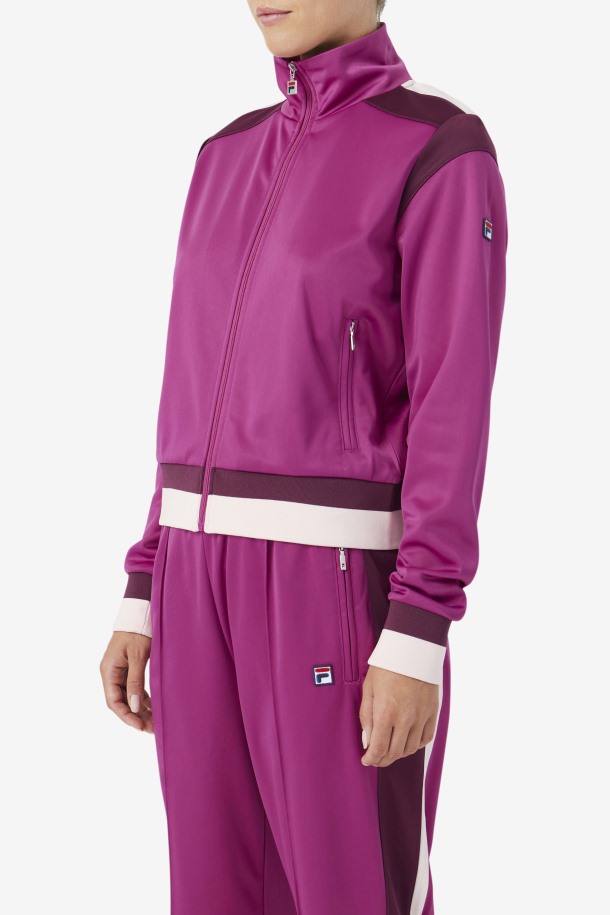 Colorete/vino De Uva/popurrí Chaqueta De Chándal Arena De Fila Outlets