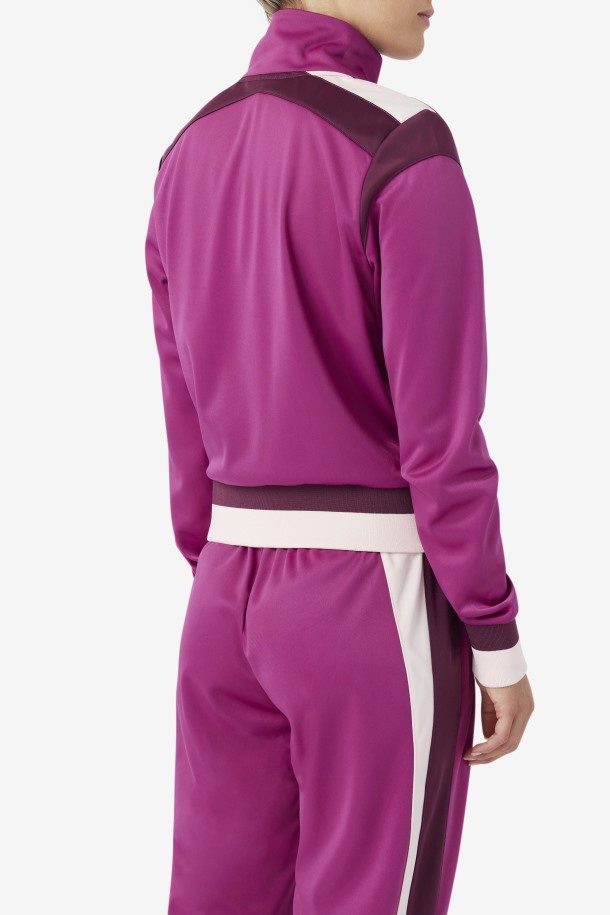Colorete/vino De Uva/popurrí Chaqueta De Chándal Arena De Fila Outlets