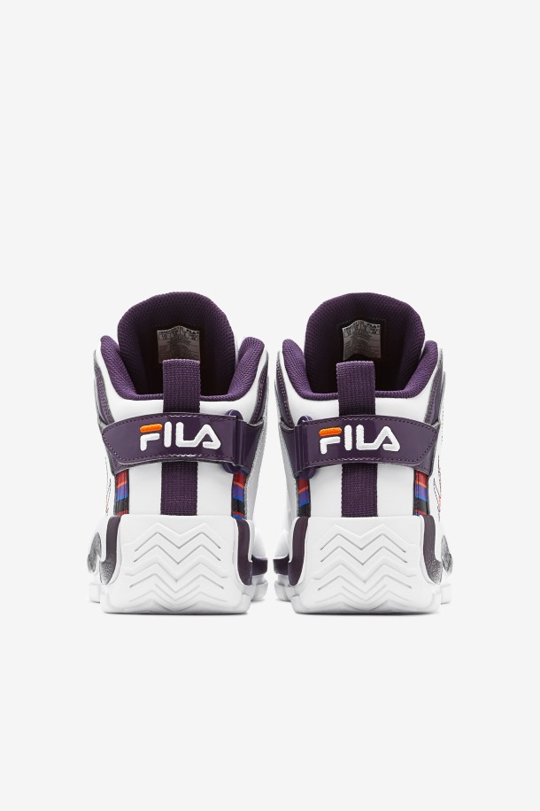 Hombre Grant Hill 2 History Blanco/púrpura Banderín/naranja Fila Outlet