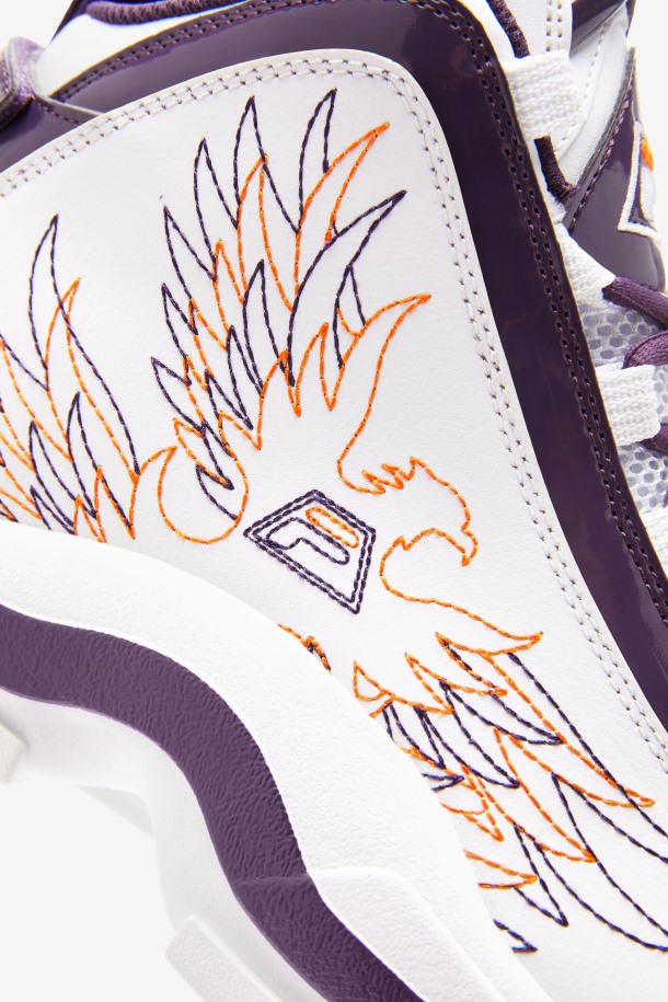 Hombre Grant Hill 2 History Blanco/púrpura Banderín/naranja Fila Outlet