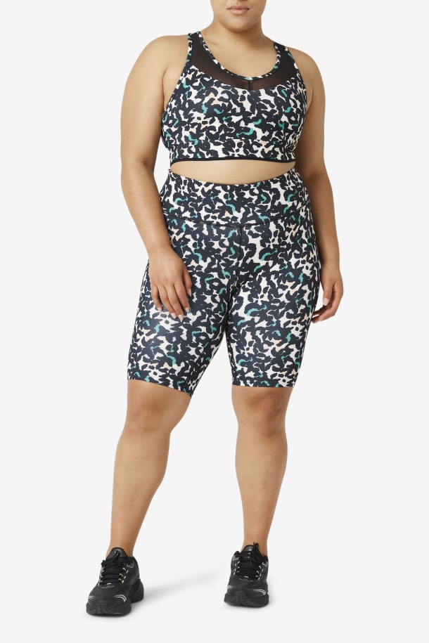 Black Animal Fila Outlets Forza 8\" Bike Short