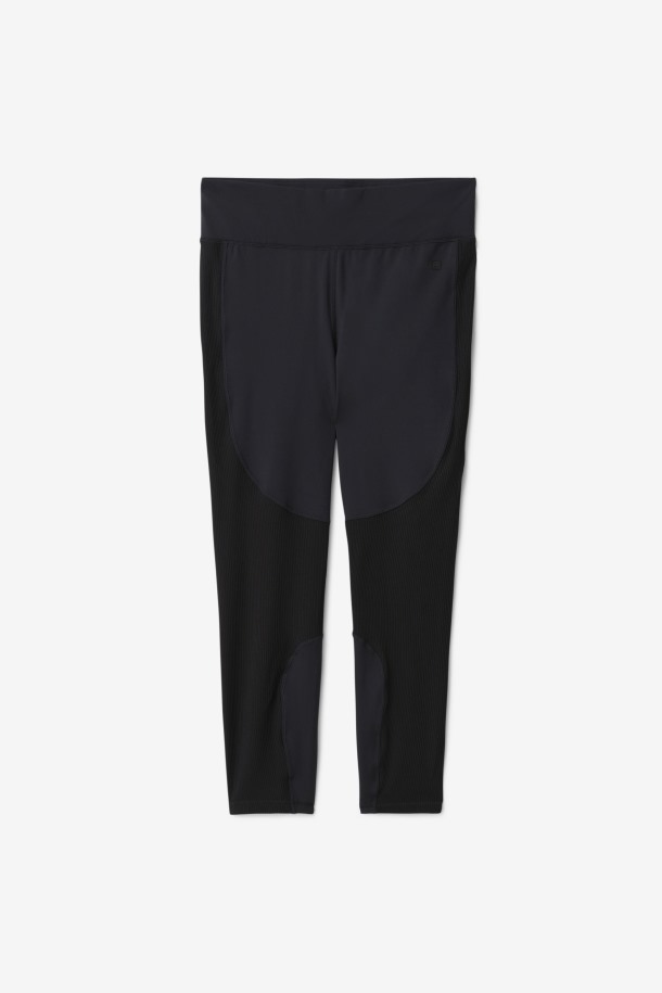 Negro Fila Outlets Fi-lux Pantalones De Pierna Delgada