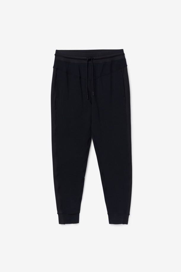 Jogger Fi-lux Textura Negro Cola Salida