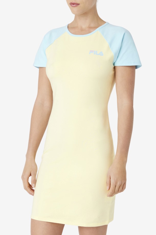 Kyra Vestido Fila Outlets Tierno Amarillo
