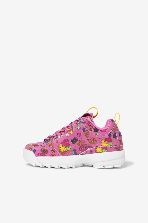 Fila Disruptor 2 Premium Sugar Plum/purple/lemon Para Niños Pequeños