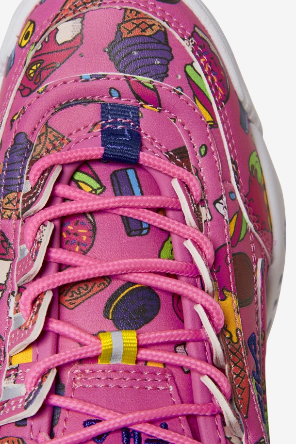 Fila Disruptor 2 Premium Sugar Plum/purple/lemon Para Niños Pequeños