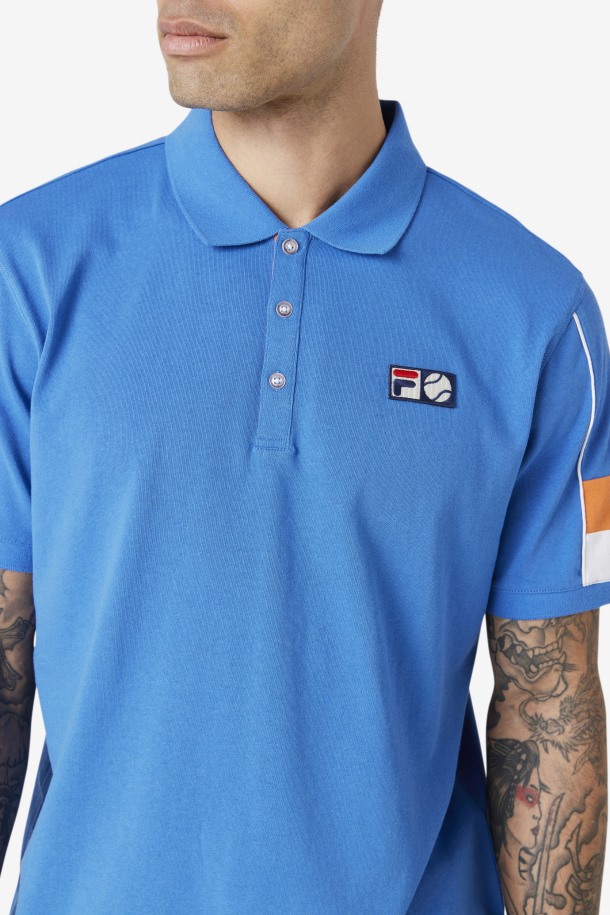 Fuerte Azul/blanco/coral Rosa Coda Polo Fila Outlet