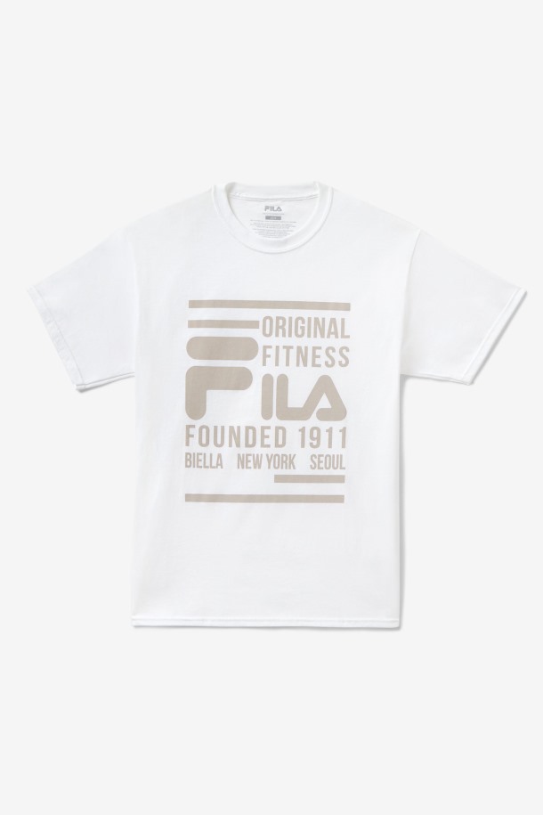 Camiseta Fitness Blanca Original Quea Outlets