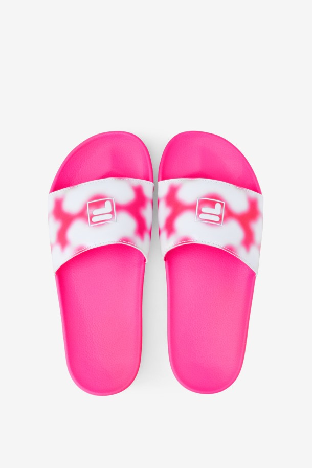 Fila Outlet Mujer Drifter Tie Dye Multi/pink Glo/white
