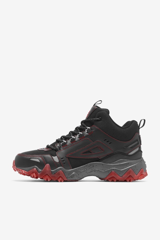 Fila Hombre Oakmont Tr Mid Negro/rojo