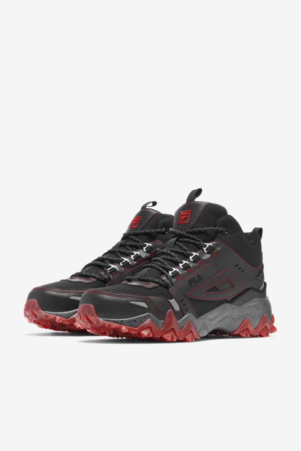 Fila Hombre Oakmont Tr Mid Negro/rojo