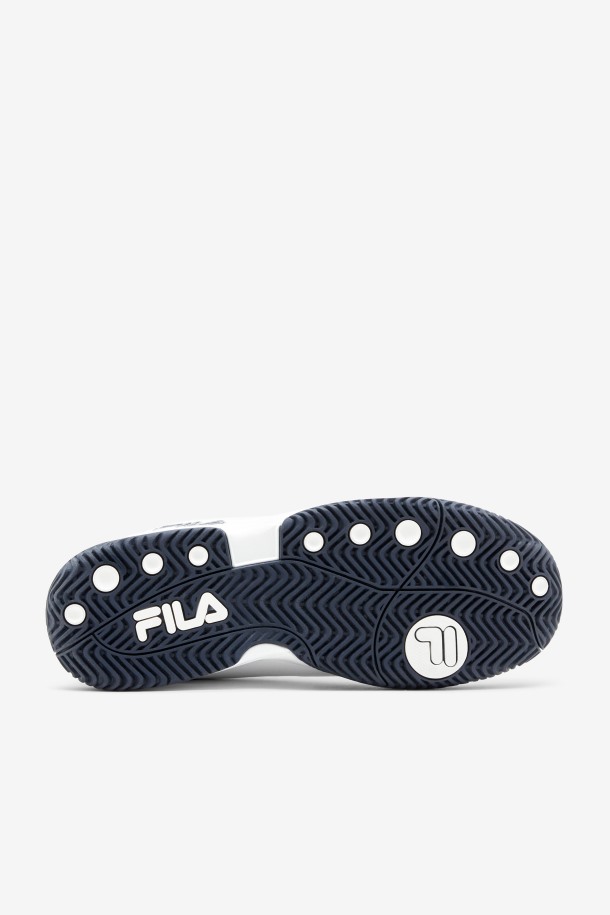 Fila De Doble Rebote Para Hombre, Blanco/azul Marino