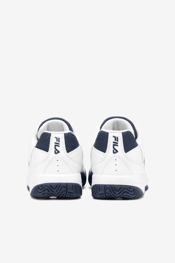 Fila De Doble Rebote Para Hombre, Blanco/azul Marino
