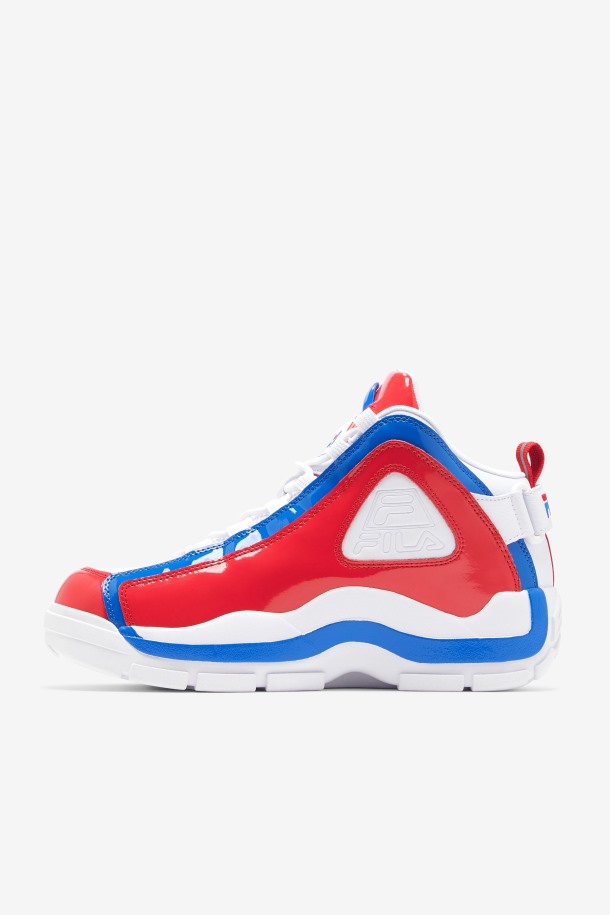 Hombres Grant Hill 2 Fila Puntos De Venta Blanco/rojo/azul
