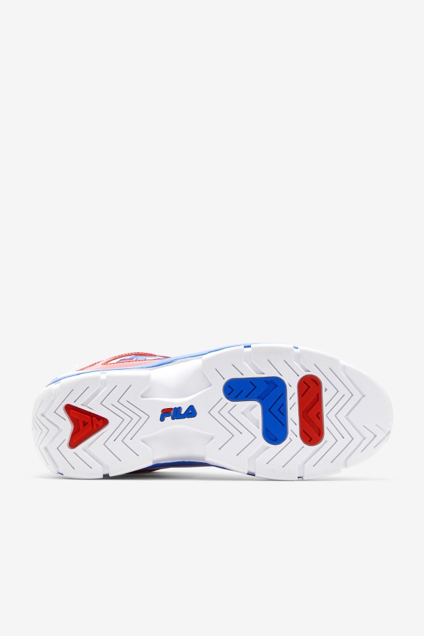 Hombres Grant Hill 2 Fila Puntos De Venta Blanco/rojo/azul