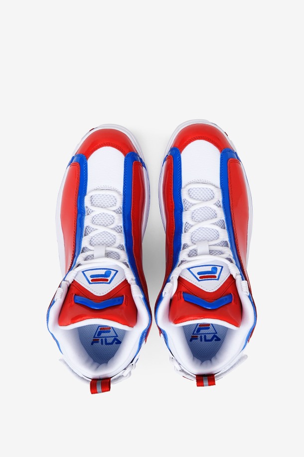 Hombres Grant Hill 2 Fila Puntos De Venta Blanco/rojo/azul