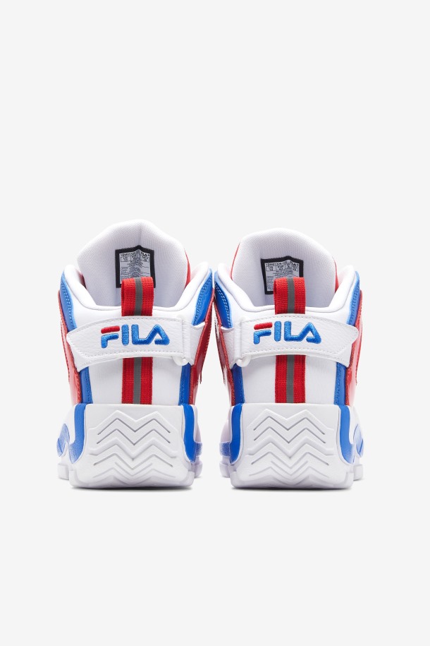 Hombres Grant Hill 2 Fila Puntos De Venta Blanco/rojo/azul