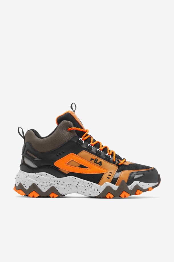 Negro/major Marrón/naranja Fila Outlet Hombre Oakmont Tr Mid