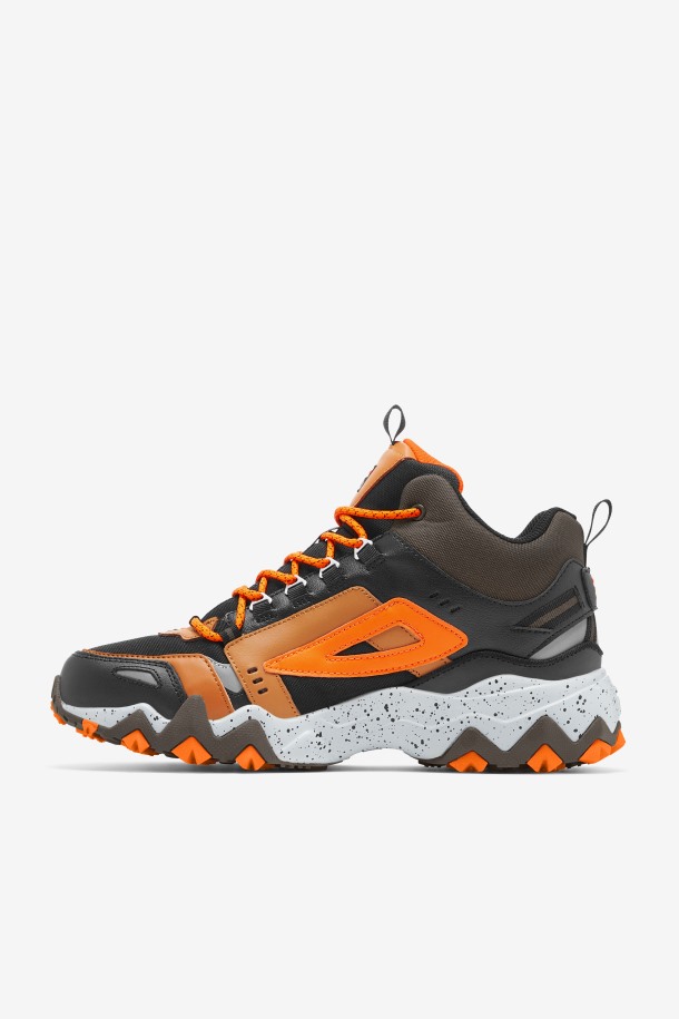 Negro/major Marrón/naranja Fila Outlet Hombre Oakmont Tr Mid