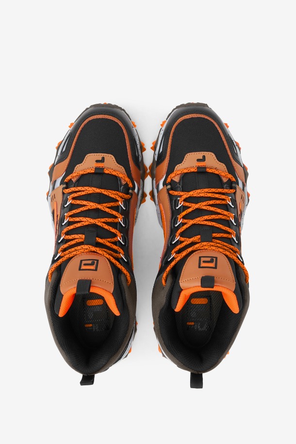 Negro/major Marrón/naranja Fila Outlet Hombre Oakmont Tr Mid