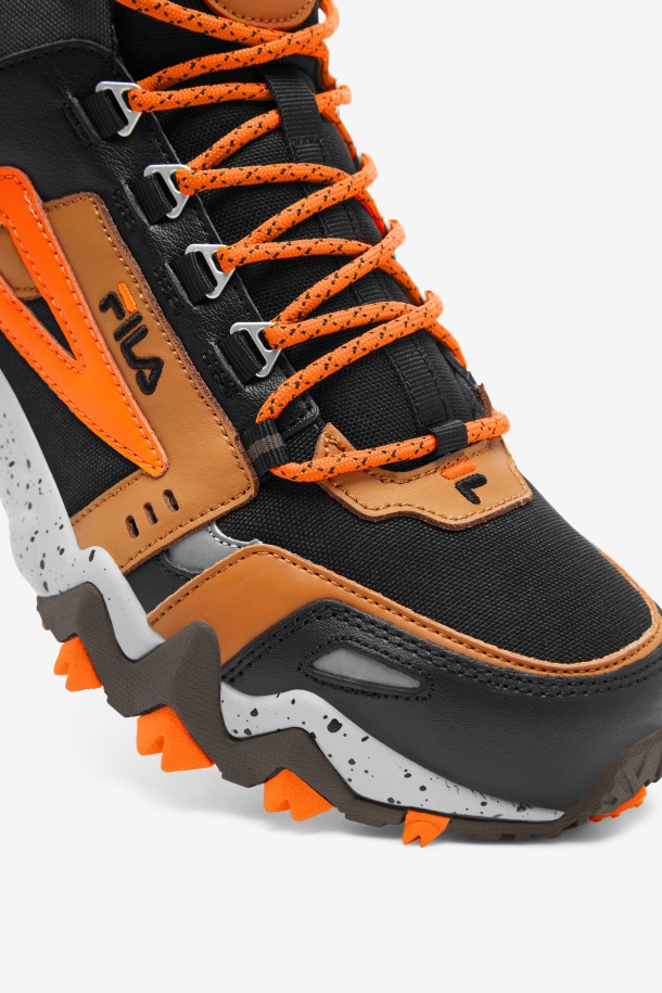 Negro/major Marrón/naranja Fila Outlet Hombre Oakmont Tr Mid