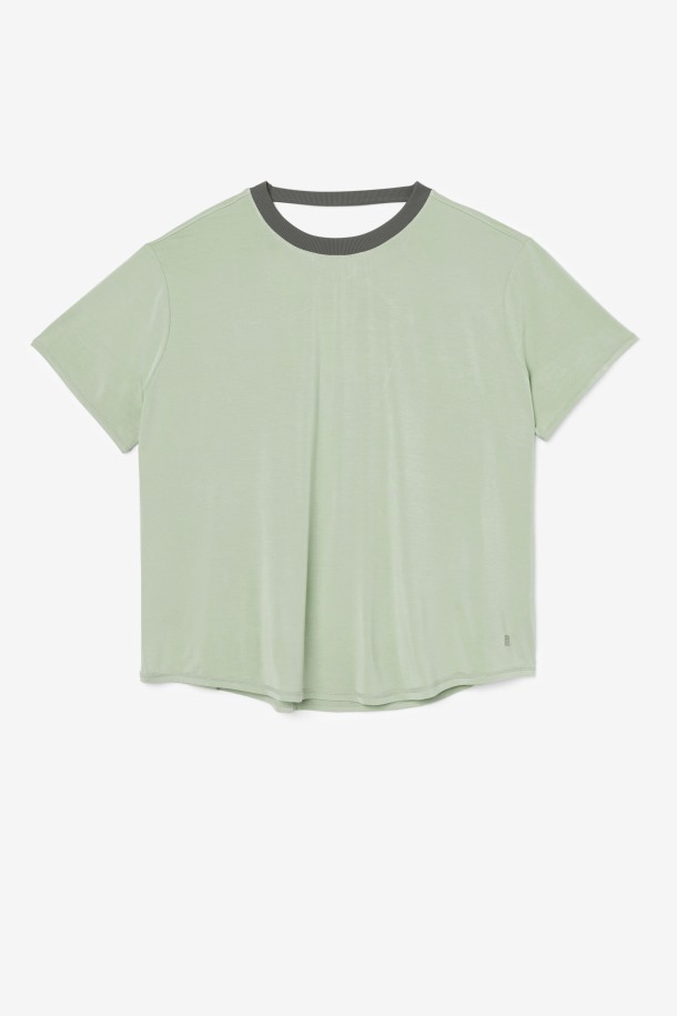 Camiseta De Manga Corta Fi-lux Basil/thyme Fila Outlet