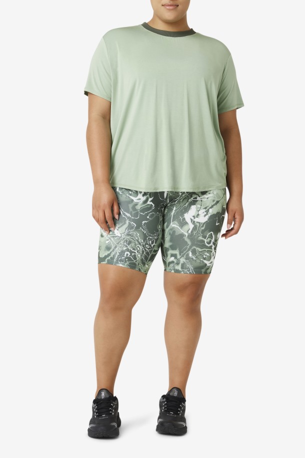 Camiseta De Manga Corta Fi-lux Basil/thyme Fila Outlet