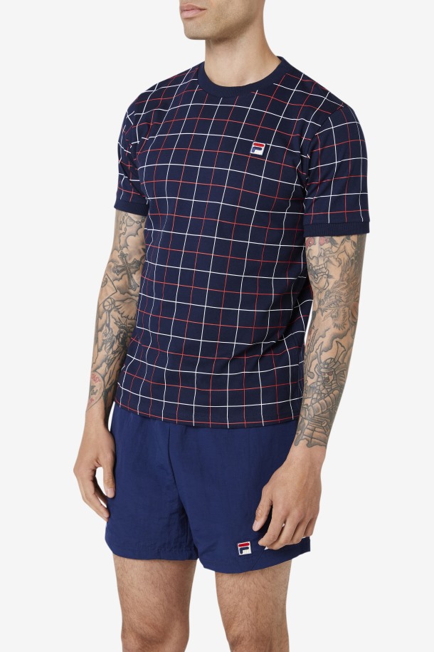 Casbian Crew Azul Marino/rojo/blanco Fila Outlet